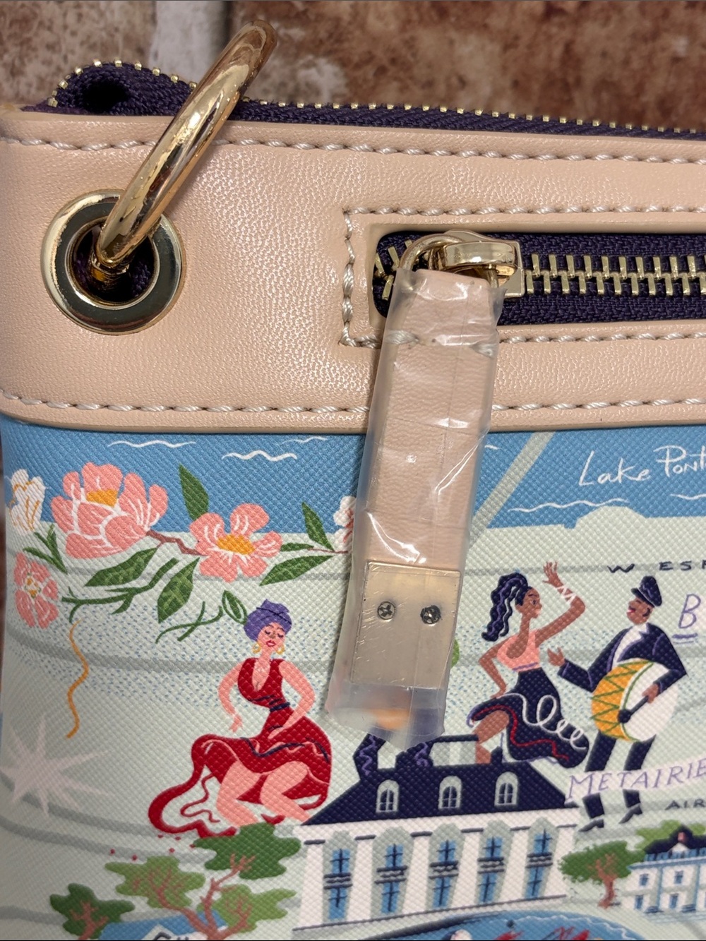 Spartina 449 New Orleans Crossbody Bag - NWT - Picture 8 of 12